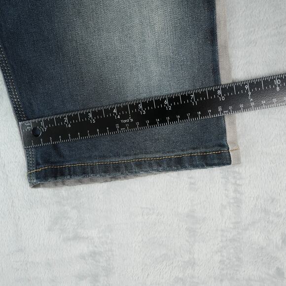 Wrangler Shorts Boys 25x10.5 Patchwork Bandit Prototype Straight Leg Adjustable - Picture 8 of 11